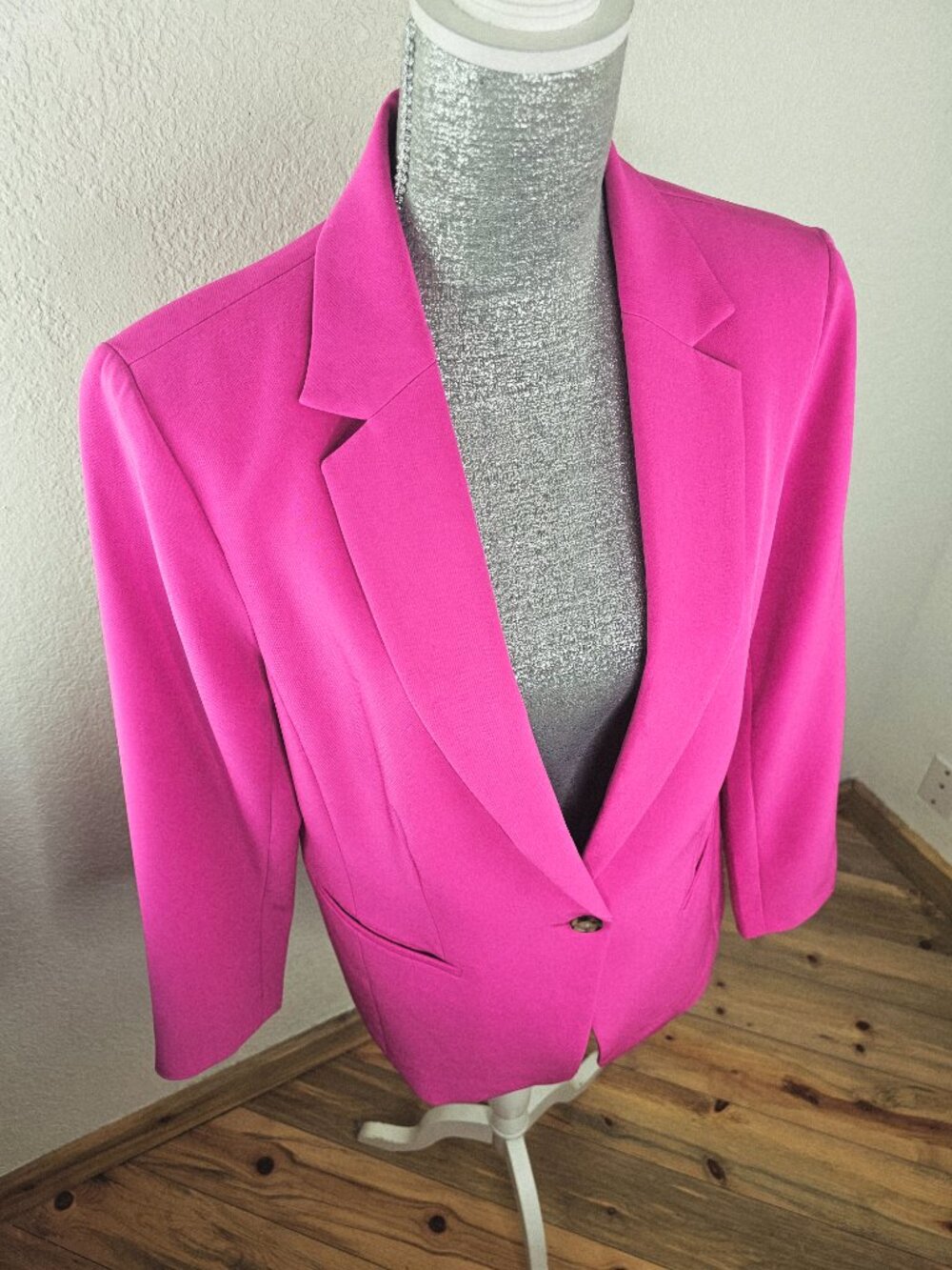 LOFT Structured Pink Blazer Size 12